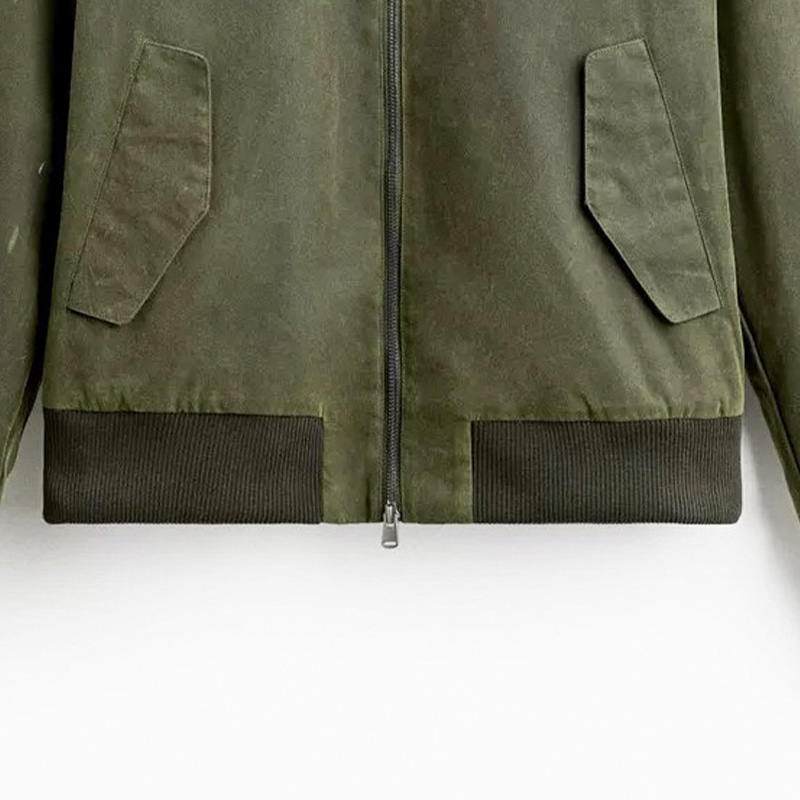 Oblečenie Doplnky 2x2 hrubé rebrové pletené lem pre baseballovú bundu